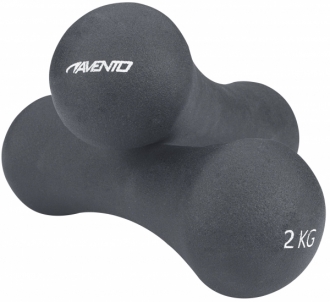 Hanteliai plienas/PU AVENTO 42DB 2x2kg