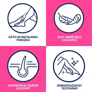 Hipoalerginės vaško juostelės kojoms Mini ma 12 vnt Veet Waxing