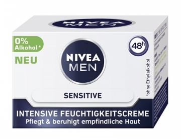 Intensyviai drėkinamas vyrams Nivea Men Sensitive 50 ml