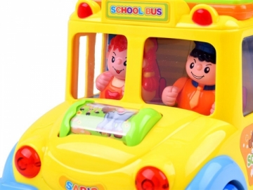 Interaktyvus žaislas kūdikiams Mokyklinis autobusas Huile Toys