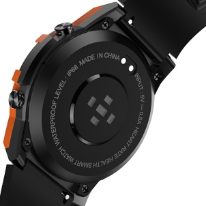 Išmanus laikrodis Wotchi AMOLED Smartwatch DM55 – Orange - Black