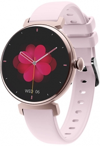 Išmanus laikrodis Wotchi AMOLED Smartwatch DM70 – Rose Gold - Pink