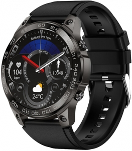 Išmanus laikrodis Wotchi AMOLED Smartwatch WD50BK - Black Išmanieji laikrodžiai ir apyrankės