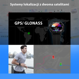 Išmanusis laikrodis Manta M5 Smartwatch with BP and GPS