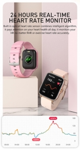 Išmanusis laikrodis Wotchi Smartwatch W20GT - Pink