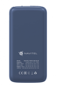 Išorinė baterija Navitel PWR10 MX Blue