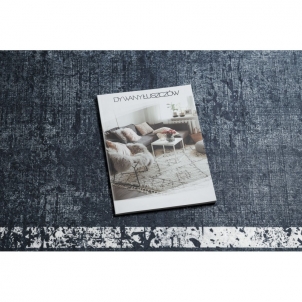 Juodas sendinto dizaino kilimas ANDRE Vintage | 160x220 cm 