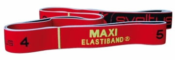 Juosta mankštai Sveltus ELASTIBAND MAXI 10kg, raudona Pasipriešinimo gumos, juostos sportui