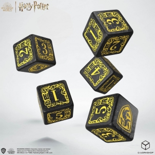 Kauliukų ir maišelio rinkinys Harry Potter. Hufflepuff Dice & Pouch