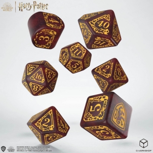 Kauliukų rinkinys Harry Potter. Gryffindor Modern Dice (raudonos sp.)