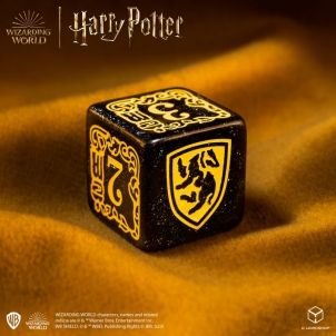 Kauliukų rinkinys Harry Potter. Hufflepuff Modern Dice (juodos sp.)