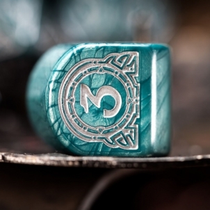 Kauliukų rinkinys Viking modern dice set: Mjolnir