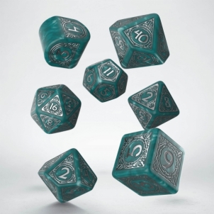 Kauliukų rinkinys Viking modern dice set: Mjolnir