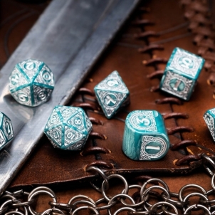 Kauliukų rinkinys Viking modern dice set: Mjolnir