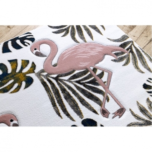 Kilimas dekoruotas flamingais PETIT GARDEN | 120x170 cm