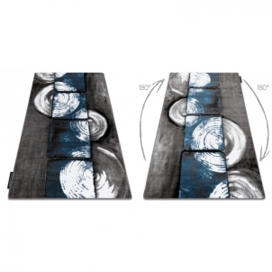 Kilimas su mėlynais akcentais INTERO PHONO 3D | 200x290 cm