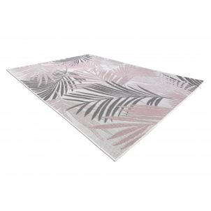 Kilimas su rožiniais akcentais SISAL SION Palmės | 140x190 cm