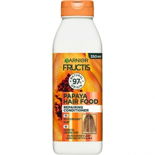 Kondicionierius pažeistiems plaukams Garnier Fructis Hair Food (Papaya Repairing Conditioner) 350 ml Matu kondicionieri, balzāmi