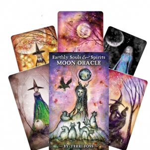 Kortos Earthly Souls & Spirits Moon Oracle ir vadovas