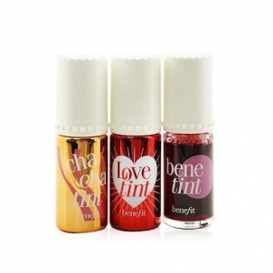 Kosmetikos rinkinys Benefit Gift set of liquid colors for lips and faces Lip Tints to Love