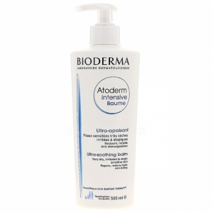 Kūno losjonas Bioderma Highly soothing balm for the face and body Atoderm Intensive Baume 500 ml Ķermeņa krēmi, losjoni