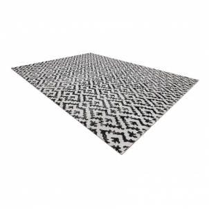 Lauko kilimas su juodais akcentais MUNDO Geometry | 120x170 cm