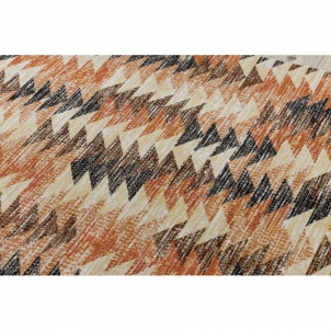 Lauko kilimas su oranžiniais akcentais MUNDO | 120x170 cm