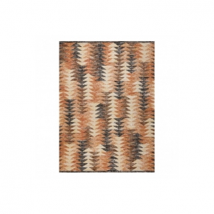 Lauko kilimas su oranžiniais akcentais MUNDO | 160x220 cm