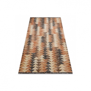 Lauko kilimas su oranžiniais akcentais MUNDO | 200x290 cm
