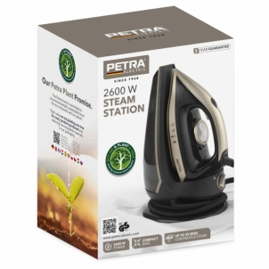 Lygintuvas Petra PF01483VDEEU7 2600W Steam Station Black and Platinum