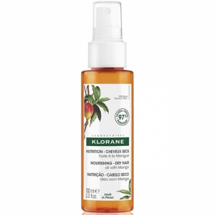 Maitinamasis sausiems plaukams skirtas aliejus Klorane 100 ml Укрепляющие волосы средства(флуиды, лосьоны, кремы)