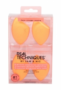 Makiažo kempinėlės Real Techniques Sponges Miracle Complexion Applicator 4vnt Основа для макияжа для лица