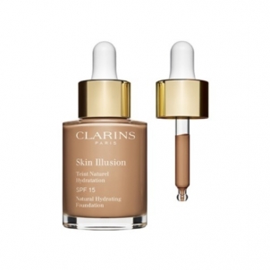 Makiažo pagrindas Clarins Skin Illusion SPF 15 110 Honey ( Natura l Hydrating Foundation) 30 ml 