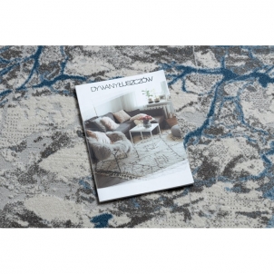 Marmuro rašto kilimas su mėlynais akcentais NOBLE | 160x220 cm 