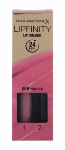 Lūpų dažai Max Factor Lipfinity Lip Colour Cosmetic 4,2g 010 Whisper Lūpų dažai