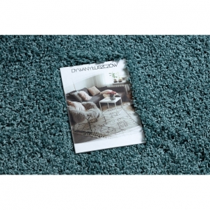 Mėlynas ilgo plauko kilimas SOFFI | 160x220 cm 