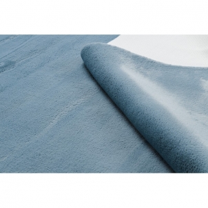 Mėlynas kailio imitacijos kilimas POSH | 120x160 cm