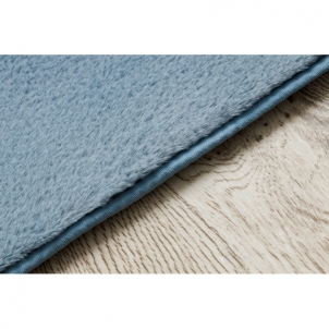 Mėlynas kailio imitacijos kilimas POSH | 160x220 cm