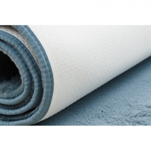 Mėlynas kailio imitacijos kilimas POSH | 160x220 cm