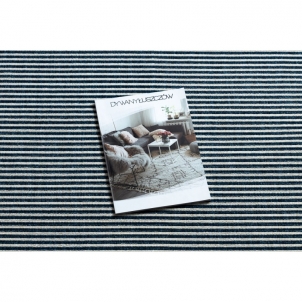 Mėlynas kilimas su kraštine SPRING | 200x290 cm