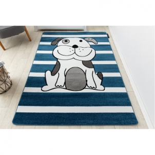 Mėlynos spalvos kilimas PETIT PUPPY | 120x170 cm