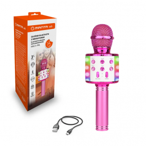 Mikrofonas Manta MIC21-PKL Pink