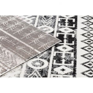 Modernus kilimas su juodais akcentais MUNDO Boho | 120x170 cm