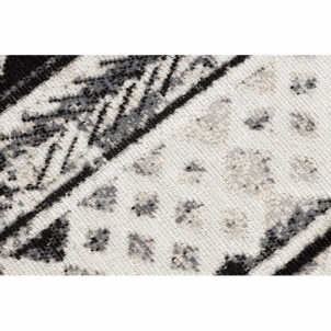 Modernus kilimas su juodais akcentais MUNDO Boho | 80x150 cm