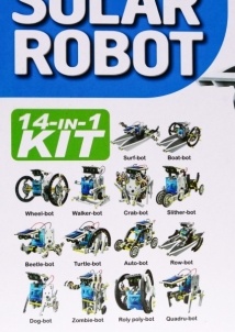 Mokslinis rinkinys - Solar Robot, 14in1