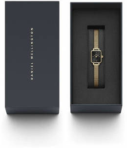 Women's watches Daniel Wellington Micro Quadro Mini Evergold Onyx DW00100652