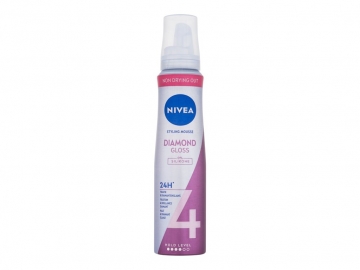 Nivea Diamond Gloss Styling Mousse Cosmetic 150ml Hair styling tools