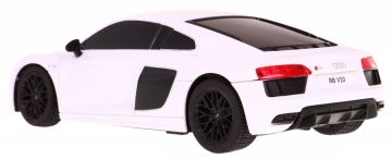 Nuotoliniu būdu valdomas automobilis Audi R8, 1:24, baltas