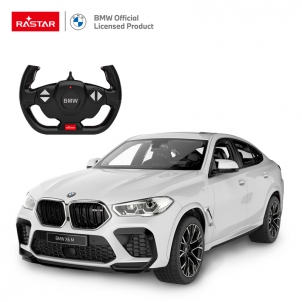 Nuotoliniu būdu valdomas automobilis BMW X6 M, 1:14, baltas 