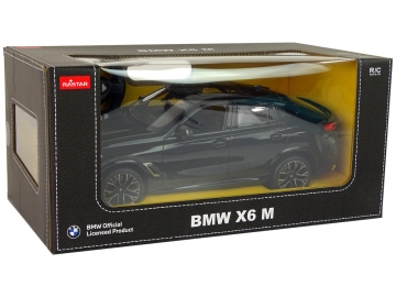 Nuotoliniu būdu valdomas automobilis Bmw X6 M, 1:14, juodas LN15289